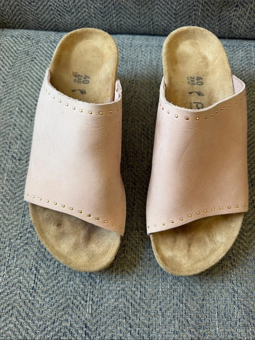 Papillio by Birkenstock Namica Baby Pink Leather Wedge Sandal Size: 40(L9/M7)